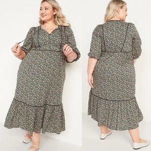 Old Navy Ruffle tiered flower dress NEW size 4X